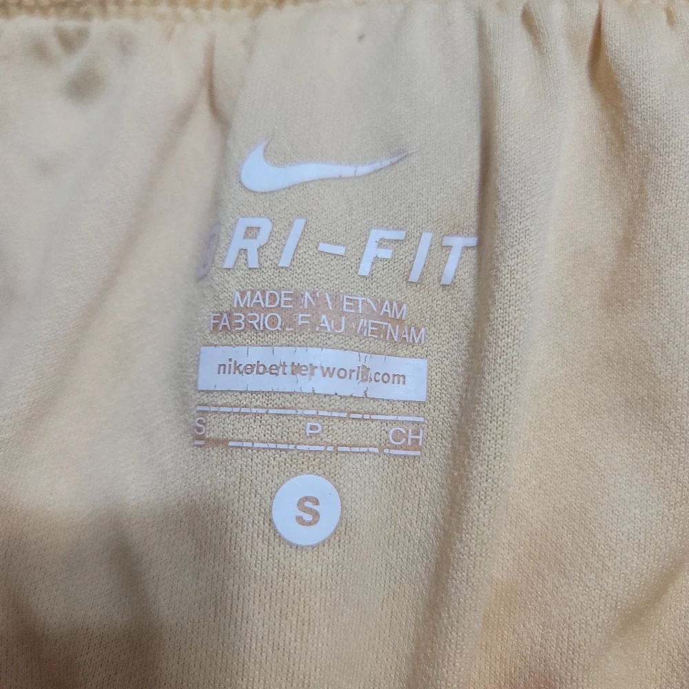 Nike Dri-Fit Shorts Women’s Size Small‎ Orange Purple Lined Running Athletic